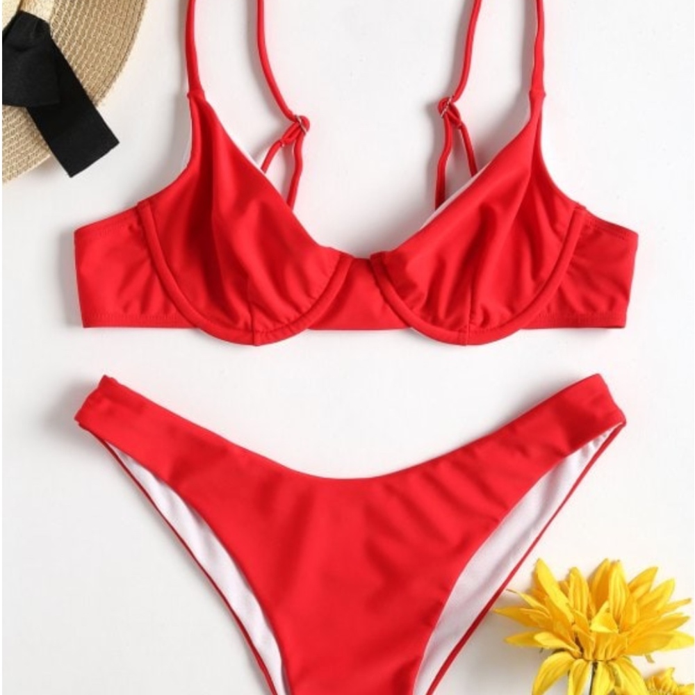 NWT Zaful Cami High Cut Bikini
